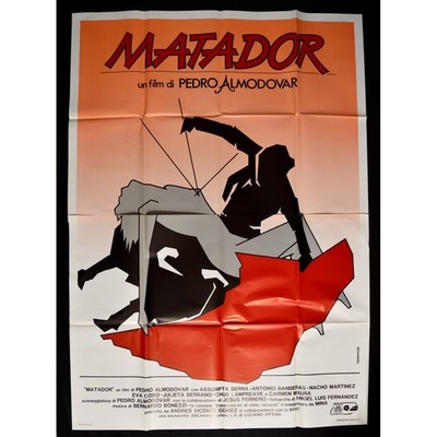 Werbeplakat Matador Pedro Almodovar Banderas Serna Martinez Serrano Cartaz A192