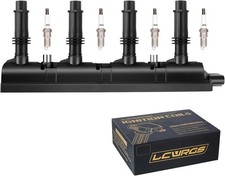 Ignition Coil Pack and Spark Plugs Fits for 1.4 Turbo Chevy Cruze Sonic Trax... 