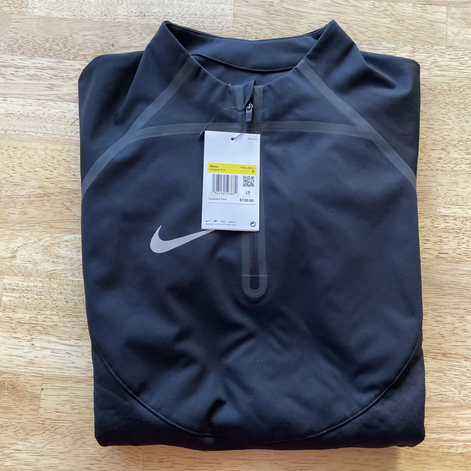 Nike Men&rsquo;s S Black Therma Fit ADV Winter Warrior Drill $13