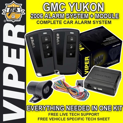 JS ALARMS ONE COMPLETE KIT ALARM & KEYLESS ENTRY 2006 GMC YUKON SUV