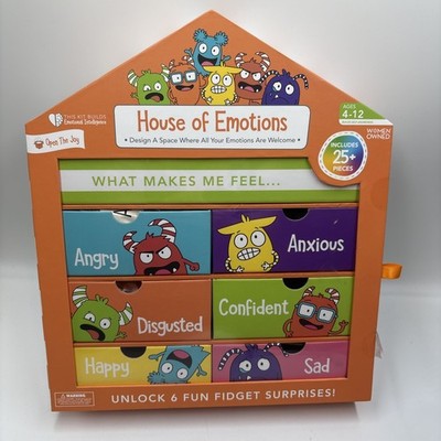 House Of Emotions Kit Toys with Feelings Book Box Set Learning Gift Kids New