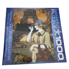 NEW Eurographics Helena Lam-Paris Adventure 1000 Piece Jigsaw Puzzle Made in USA