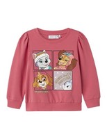 Name IT MäDchen Sweatshirt Rapture Rose GrößE 98 EU Nmfjose Paw Unb Cplg