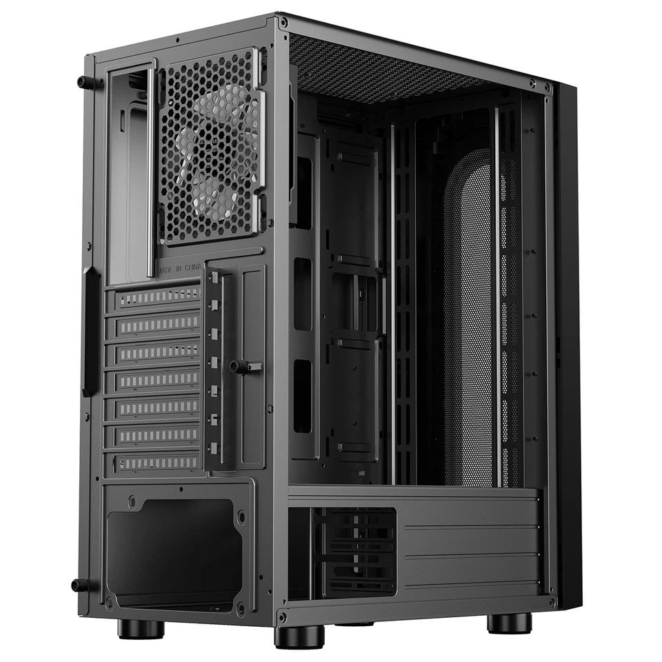 CiT Sauron Mid Tower Black ATX RGB PC Gaming Case CITSAURON - Image 4 of 4