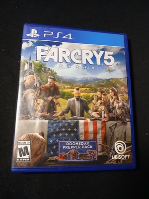 Far Cry 5 PS4 Doomsday Prepper Pack Complete CIB PlayStation 4 Ubisoft