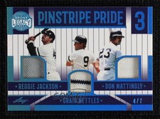 2023 Leaf A Bronx Legacy Platinum Holofoil 4/7 Reggie Jackson Graig Nettles s1i