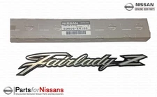 Genuine Nissan 240Z S30 JDM Fairlady Z Front Fender Emblem Badge 63805-E4100 NEW