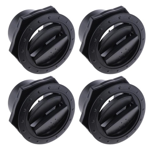 4Pcs RV Yacht Innenseite Dach Dachlüftung Lüftungsauslass Schwarz 70x45mm - Bild 5 von 12