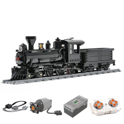 Modubrix Mocs Bricks Sets Sierra Railway No. 3 Train 952 Parts Building Toys Kit