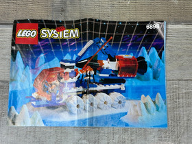 Vintage LEGO Space Ice Planet 6898 Ice-Sat V 100% Complete w/ Minifigure 1993