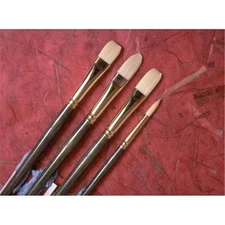 Princeton Brush 6300FB-4 Best Synthetic Hair Acrylic and Oil Brush Filbert 4