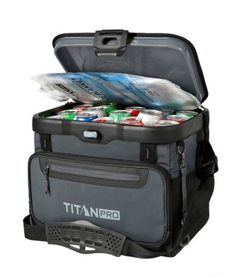 Titan Arctic Zone 30 Can Soft Cooler Bag - Sharkskin Gray