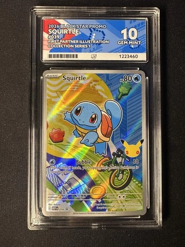 Squirtle MEP 039 First Partner Collection Black Star Promo 2026 ACE 10