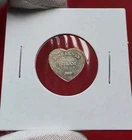 Heart Shaped - 1 Gram .999 Fine Pure Silver Bullion Mini Bar Ingot Coin Round