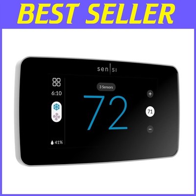 Energy-Saving Smart Thermostat with Touchscreen - DIY Easy Install & Wi-Fi Ready