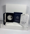 2003-W Proof American Silver Eagle Dollar US Mint $1 with Capsule