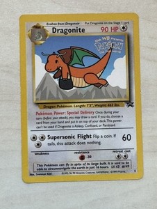 dragonite pokemon card promo 1999 Game Movie - - Stamped Movie #5 Black Star Promos Type Dragonite Promo Card | eBay