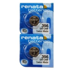 Renata 396 SR726W Batteries - 1.55V Silver Oxide 396 Watch 2