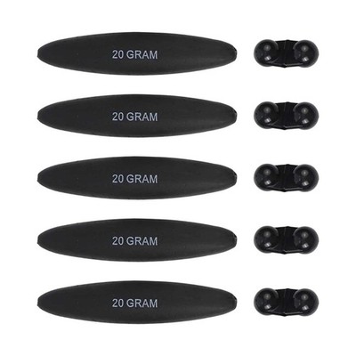 EVA Slip 5er Set für Float Anwendungen 20mm 25mm 6,8g 10g Angelwerkzeug