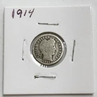 1914 Barber Dime 90% SILVER Coin