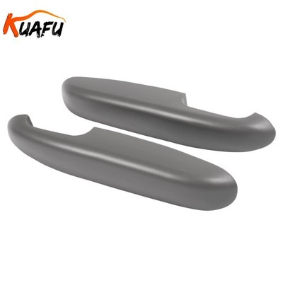 Pair Door Armrest Panel Gray For 1995-2002 Cadillac Chevy GMC SUV Truck