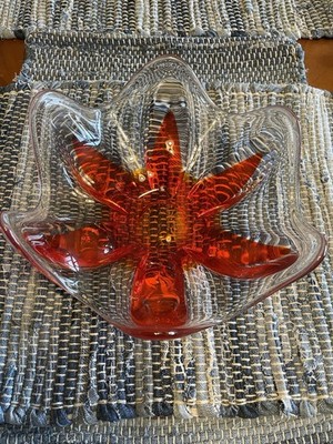 Viking - Flamenco - Orange Compote - MCM - Vintage - Rare - 9  Wide!