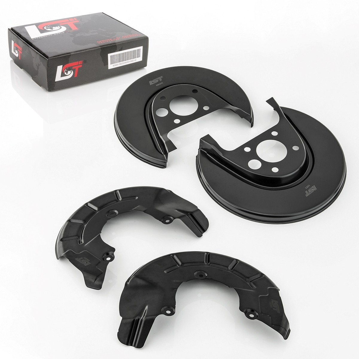4X Brake Disc Cover Shield Anchor Plate Complete Set For Skoda Roomster
