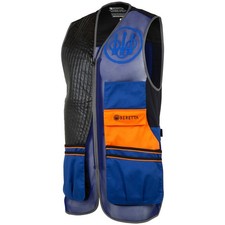 BERETTA Men's Sporting EVO Shooting Vest, Breathable Mesh Full Zip - Options