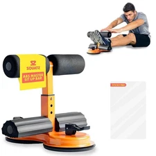 SQUATZ Abs Master Sit-Up Bar Home Use Gym & Training Iron PVC EVA 2.47lbs 1.02in