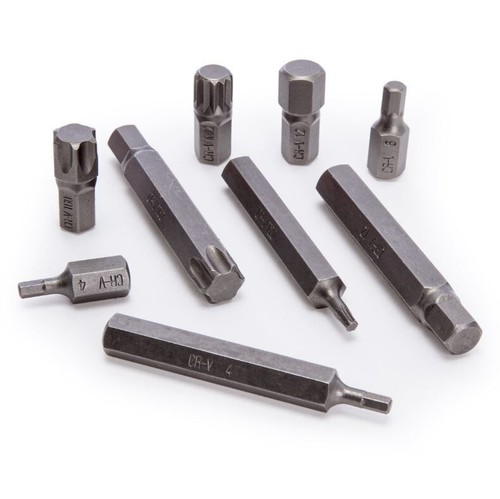 Juego de brocas Torx Star Spline 42 piezas cromo vanadio hexagonal con adaptadores - Imagen 3 de 6