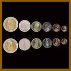 Thailand 25 50 Satang 1 2 5 10 Baht (6 Pcs Coin Set) 2018 Bimetallic K. Rama Unc