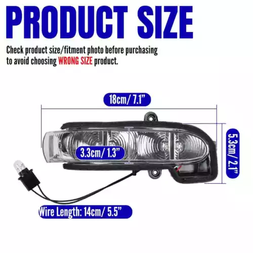 Rechts Spiegelblinker Außenspiegel Blinker Für Benz E-Klasse W211 S211 2002-2006 - Bild 7 von 11