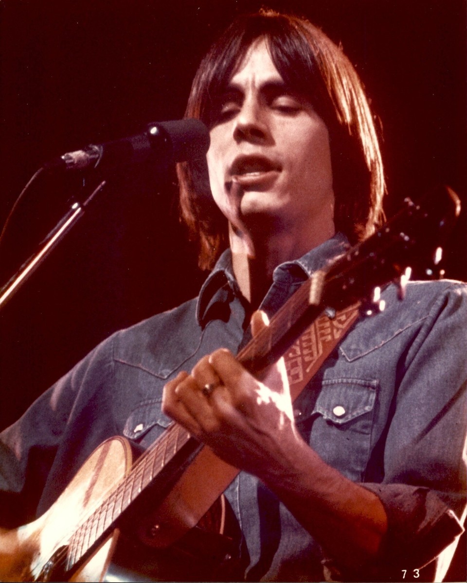 BR32 Rare Vintage Color Photo JACKSON BROWNE Musician Singer