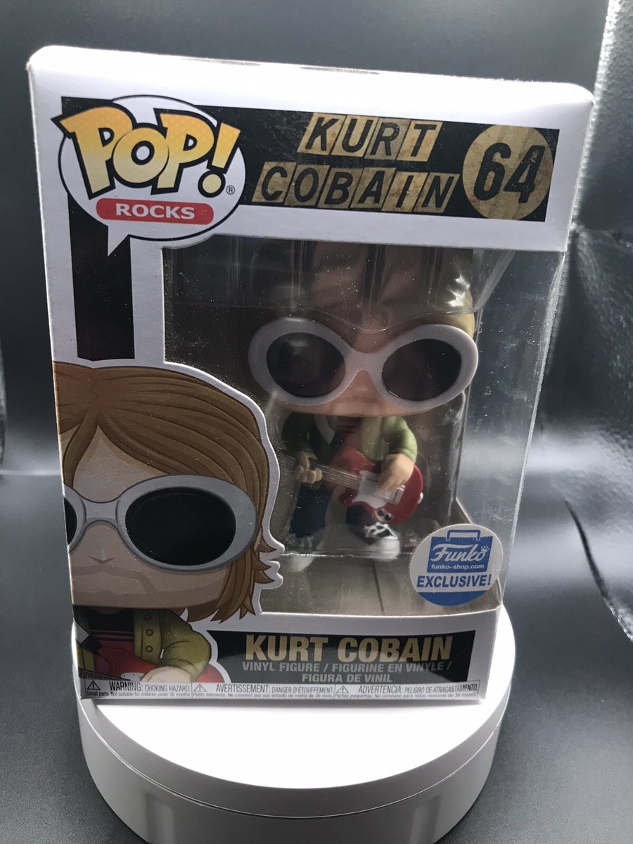 激レア Funko pop! Rocks  Cobain #64 Funko Pop Rocks Kurt Cobain Sunglasses 64 Funko Shop Limited