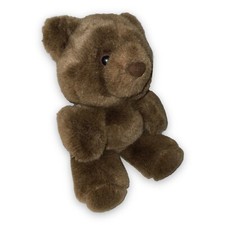 Vintage Plush Brown Hand Puppet Bear Yangjee 9.5  Stuffed Animal