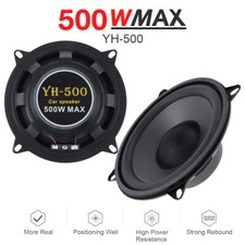 500W Pair 5Inch Full Range Frequency Car Door Audio Music HiFi Coaxial Speakers