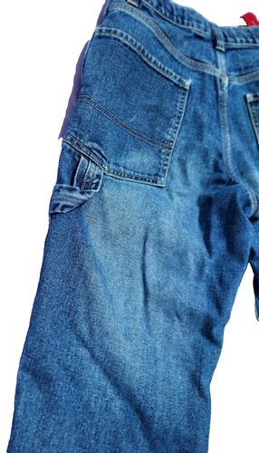 GAP Carpenter Jeans Boy's Size 16 Blue Faded School Outdoor Classic Gorpcore - Picture 10 of 11