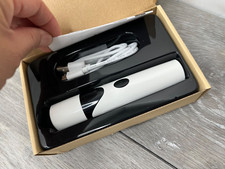 Electric Pet Nail Grinder for Dog/Cat, USB Rechargeable Model N8, White