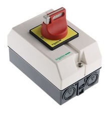 Image of 1 x 3 Pole Panel Mount Non Fused Isolator Switch, 25 A, 11 kW, IP65