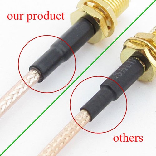 SMA male plug to BNC female jack behind Nut RF Coaxial RG316 Pigtail Cable lot " - 第 7/8 張圖片