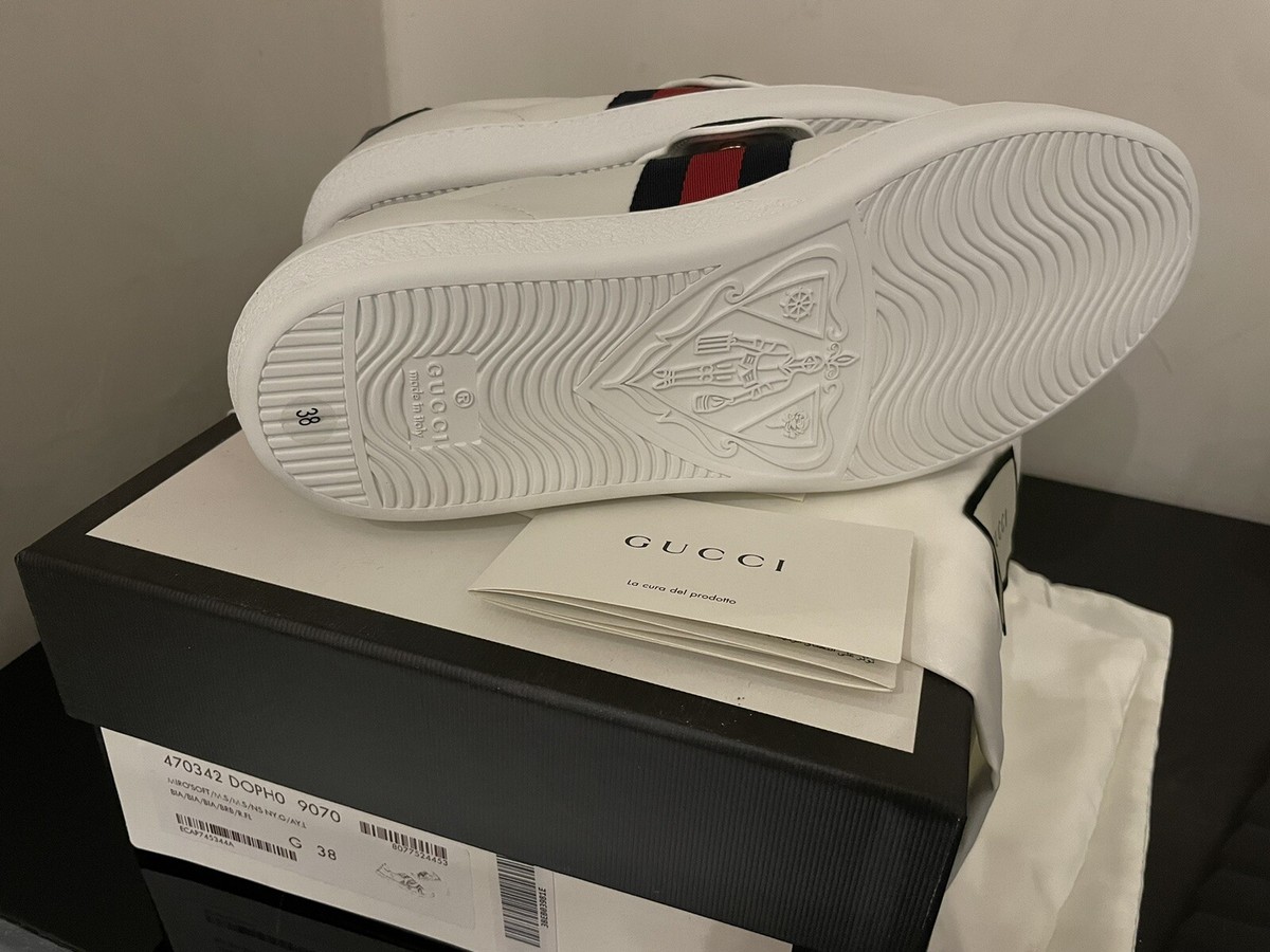 New Gucci Ace “Blind For Love” Sneakers Gucci Size 38/8 US NIB