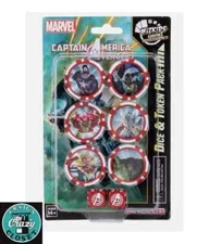 HeroClix Marvel Captain America and the Avengers Dice and Tokens Pack WZK73974