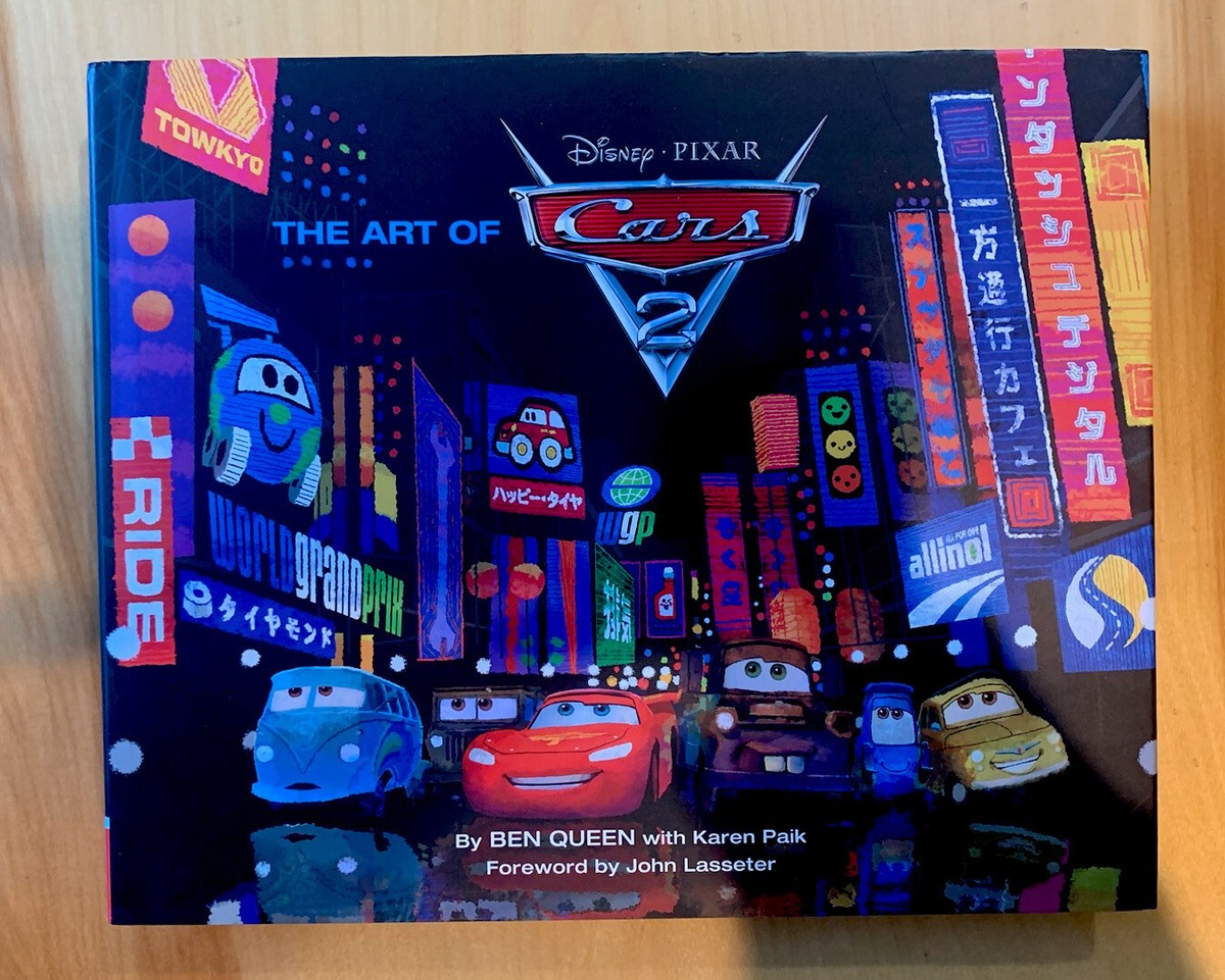 The Art of Cars 2 by Ben Queen and Karen Paik (2011) signed by