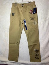 U.S. Polo Assn 5 Pocket Jogger Pants Youth Size XL 14-16 Tan CUTE COMFY
