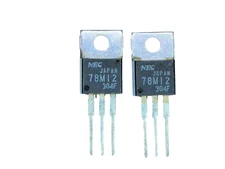 UPC78M12  "Original" NEC 12V Positive Regulator  TO-220 IC  2  pcs