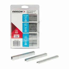 ARROW T50 MULTI-PACK STAPLES 1,875 COUNT SIZES 1/4", 3/8" and 1/2"