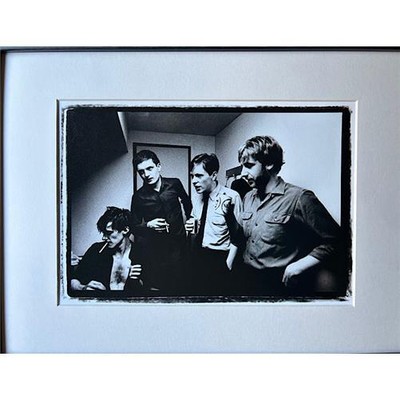 JOY DIVISION BLACK AND WHITE  POSTER - great A4 shot mounted and ready to frame 