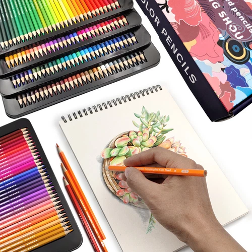 120 Color Premium Art Drawing Pencils for Adults Coloring Books Soft Core NEW - Picture 11 of 21