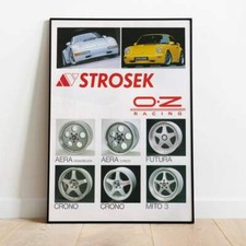 Oz Wheels Porsche 993 003 Print Promo Poster