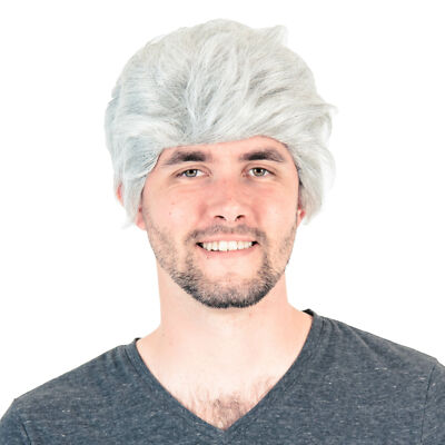 Adult Unisex Deluxe Late Night Big Chin Talk Show Host Halloween Costume Wig